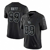 Men's Arizona Cardinals #99 J.J. Watt Black Reflective Limited Stitched Football Jersey,baseball caps,new era cap wholesale,wholesale hats